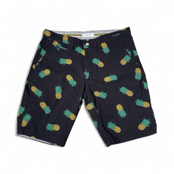 Ricky Singh Cactus Man pineapple Bermuda shorts - Picture 1 of 6